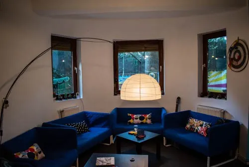 Popcorn Hostel lobby